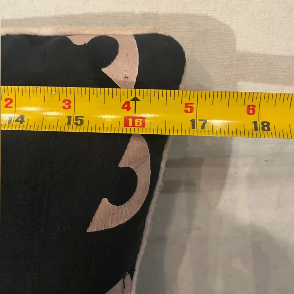 Black velour style Pillow with creepy Eye graphics. Perfect for Halloween!